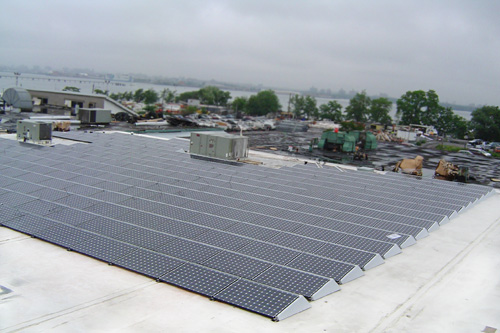 Precision Gear Inc. Solar Panels on Roof